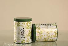 customized round recycled paper packaging cans for QING YI