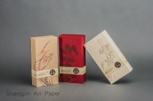 customized recycled tea gift packaging paper box for SHUI MO DAN QING 2 boxes