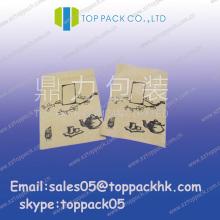 kraft stand up coffee bag/ tea bag