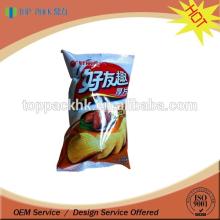 custom printed food grade material plastic bag pouch  dried   cassava   chips  packaging bags / crisp pack