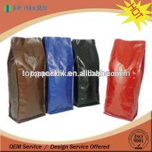 Stand up coffee  bean   bag s with valve