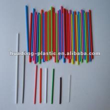 colored plastic lollipop sticks