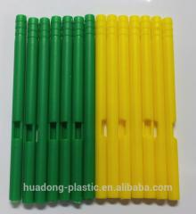 Plastic whistle lollipop sticks