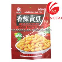 Snacks food packaging bag and beats food packing
