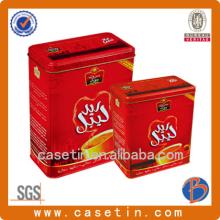 Set of Customized printed rectangular chocolate bars packaging tin box
