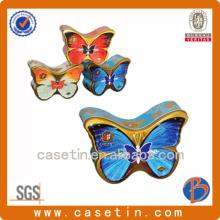 Butterfly shape Embossed CMYK printed chocolate bars container chinese wholesale