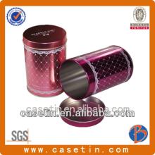 chinese wholesale airtight chocolate bars storage round metal tin box