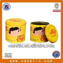 Deep round lollipop tin box chinese wholesale