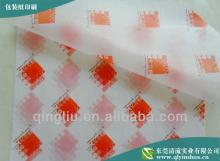 Glassine double coated waxed paper sandwich wrapper