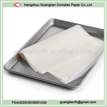 Bakery Supplies Non-stick Unbleached Silicone Coated Parchment Paper for Baking