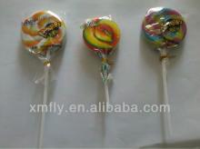 Rainbow Chupa Chups Sweet Candy Swirl  Round   Flat   Lollipop 