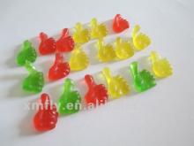 Finger shape sugar free gummies candy