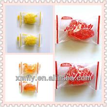 Plastic wrapped sugar coated gummy candy