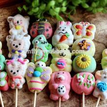 Animal Soft Cotton Marshmallow Lollipop candy