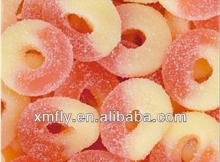 peach pink color  bulk   gummy   candy  sweets , peach rings  gummy  halal sweets