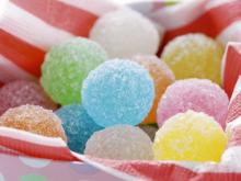 bonbon,  bulk  round sugar-coated colorful drop Jelly  Candy 