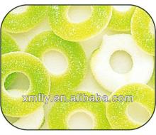 mint green Rings-shaped sweeties gummy popping candy