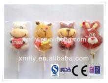 Animal shape Pig/Hellokitty/Pig/Bear Custom  Gummy   Lollipop  Candy