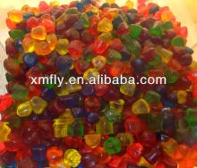 transparent mini bullet drop berg crystal candy gummy