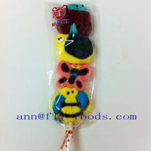 Butterfly Shape Assorted Flavour Halal Marshmallow Lollipop Candy