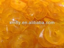 golden color crystal ring shaped soft chewing gummy candy