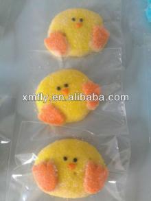 bulk Handicraft Mini cute yellow chicks marshmallow cotton candy