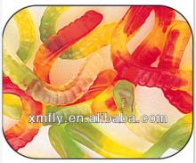 Fruit  bulk   gelatin  based candy halal gummy worms