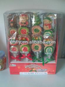 Christmas decoration sugar coated marshmallow candy