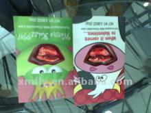 Lip shape chocolate