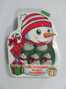 Christmas milk chocolate candy