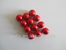 Sliver paper wrapped ball shape milk compound chocolate