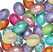 Hot sell 5g white and dark bulk  easter   egg  shape candy chocolate  easter   egg 