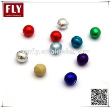 colorful foil wrapped milk chocolate ball sweets