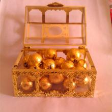 individual wrapped golden baseball shaped chocolate candy
