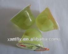bulk individual sweet assorted coconut fruit filled candied fruit jelly cup