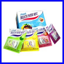 sugar free dissolving mint candy to refresh the mouth