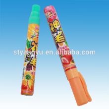 Pen shape sweet spray liquid candy