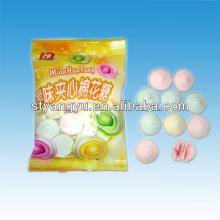 Colorful filling marshmallow candy