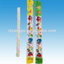 colorful long twist marshmallow stick/ good taste halal marshmallow candy