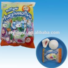 Pillow center filled marshmallow candy