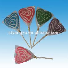 Heart Shaped Lollipop /Double Color Wind Lollipop