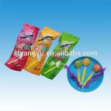 fluorescent light lollipop with flying toy