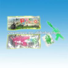 Small  Gun  Toy with candy