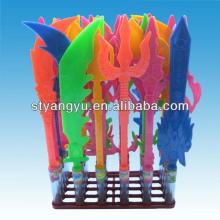 Knife and sword toy with candy