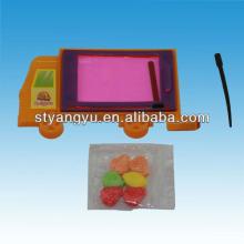 Writing Car Board with candy
