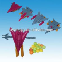 Transform Plane toy with candy