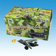 3D Puzzle Pull-back plane Toy candy