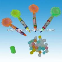  Magnifier  Pen Toy with Candy