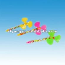 Windmill Plastic Whistle with Candy