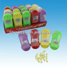 Small Plastic Colorful Racing car box with candy